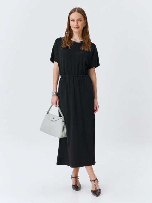 Трикотажное платье из смесовой вискозы