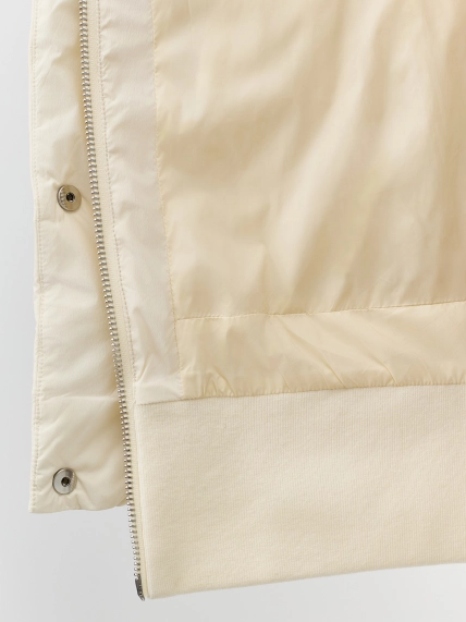 Куртка Oversize с трикотажной манишкой