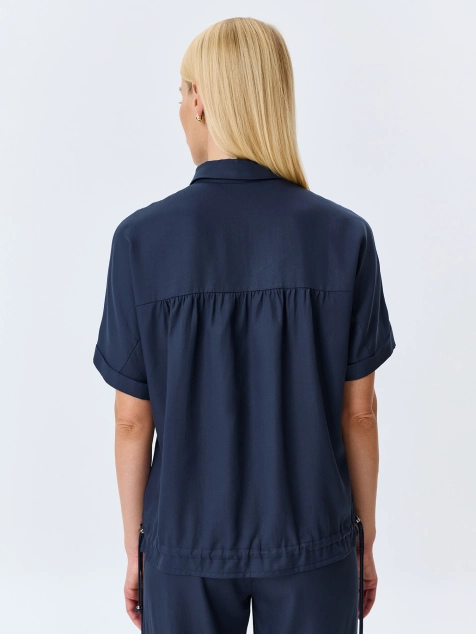 Свободная блузка из 100% тенселя