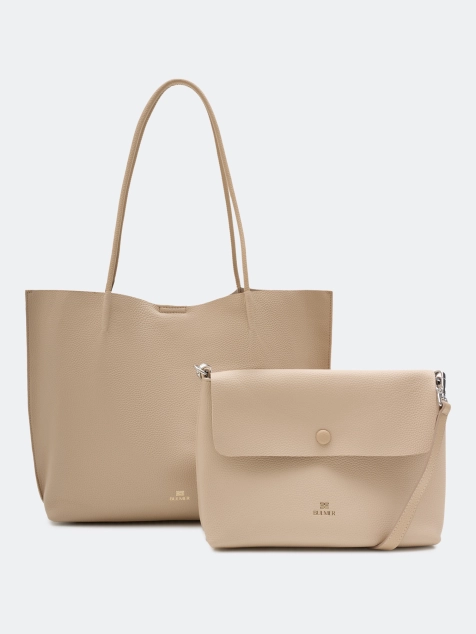 Комплект из двух сумок из натуральной кожи