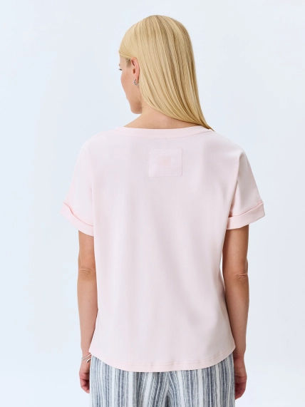 Свободная футболка из 100% хлопка