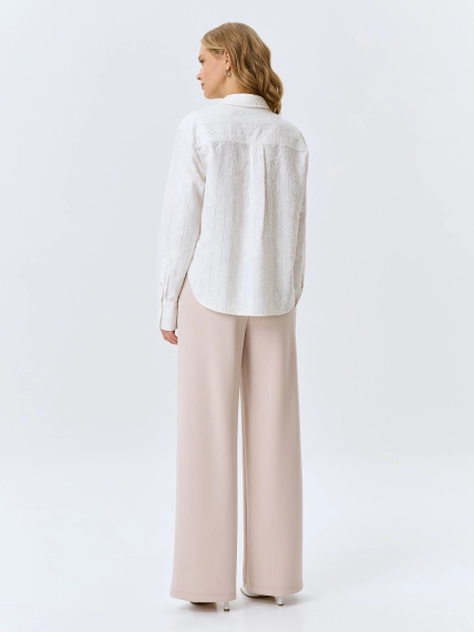 Брюки из мягкого модала с застроченными стрелками