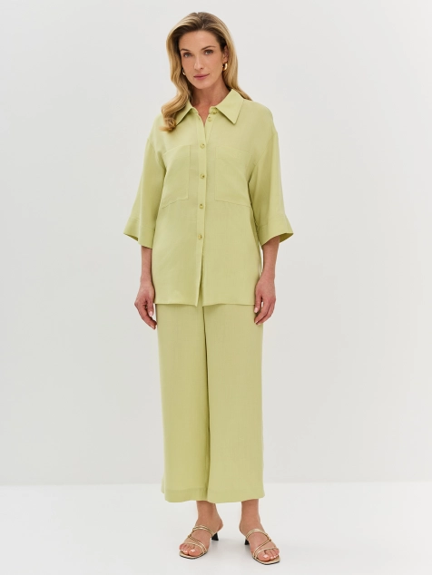 Свободная блузка из 100% тенселя