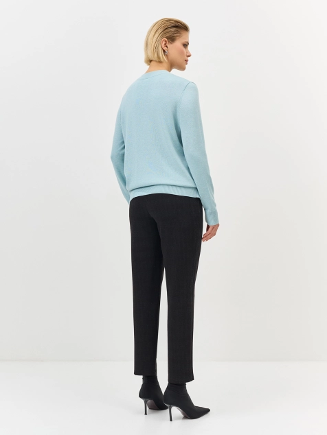 Базовые утепленные брюки в клетку