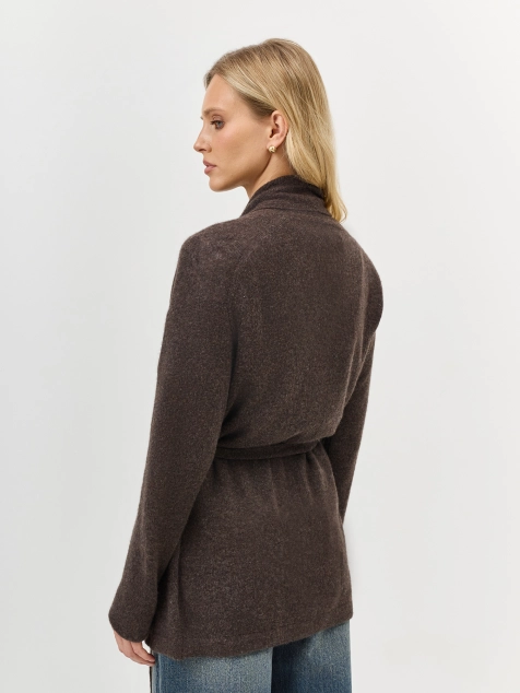 Вязаный кардиган из 100% кашемира