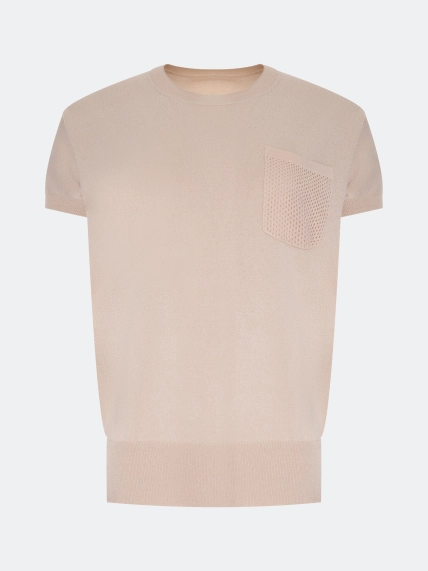 Вязаный джемпер с деликатным люрексом