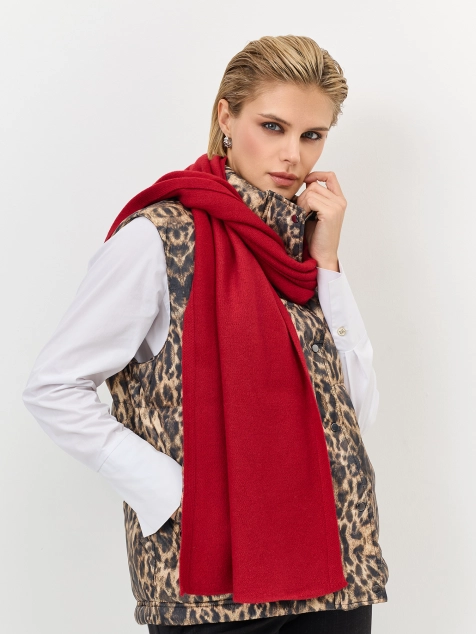 Вязаный шарф из 100% шерсти