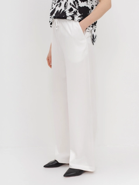 Хлопковые брюки свободного кроя