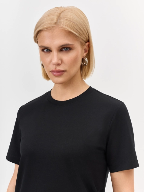 Футболка из смесового модала