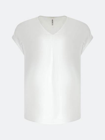 Комбинированная блузка с шифоном