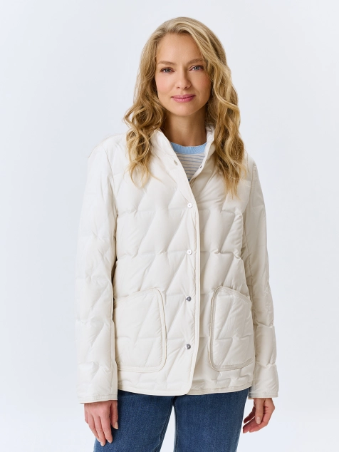 Легкая куртка на натуральном утеплителе