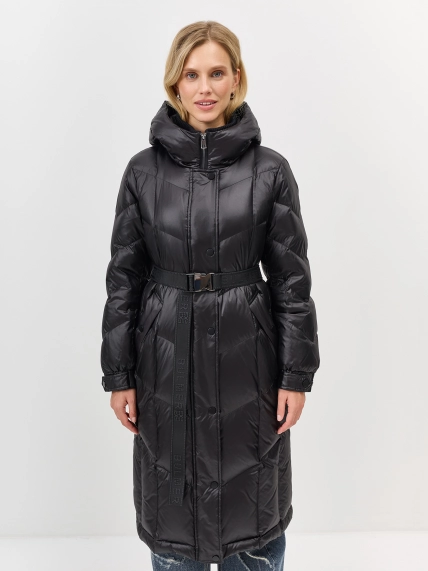 Приталенное пальто на натуральном утеплителе