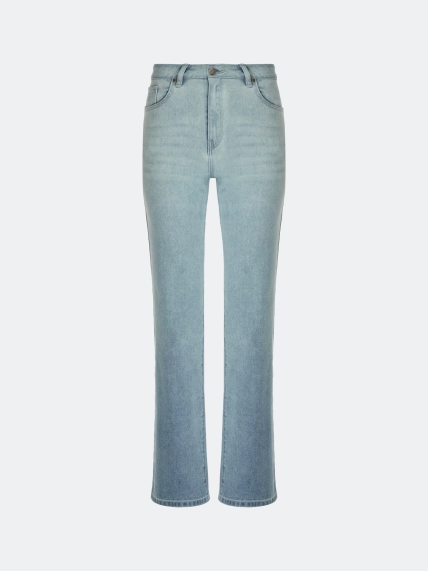 Джинсы Straight fit с градиентом