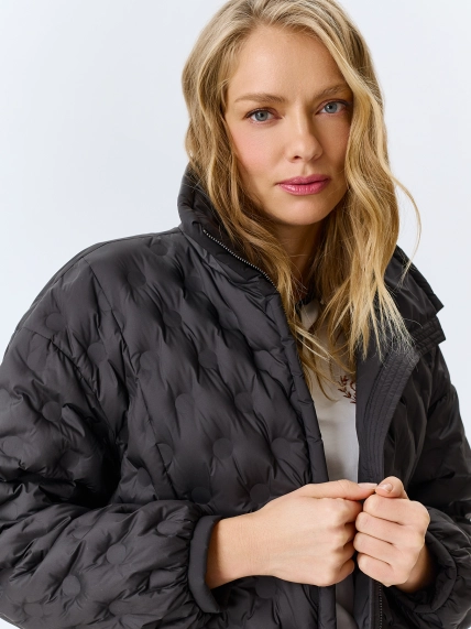 Куртка Oversize с фантазийной стежкой