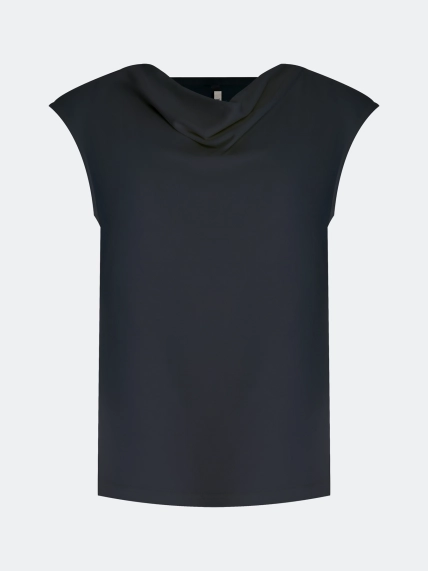 Топ с драпировкой