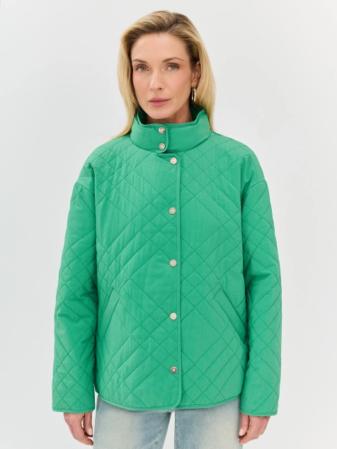 Куртка из фактурной ткани