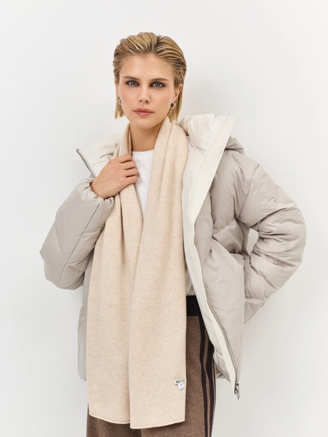 Вязаный шарф из 100% шерсти