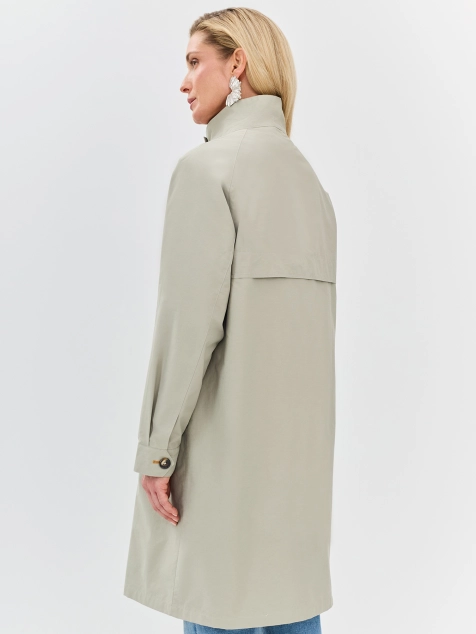 Легкий плащ с принтованной подкладкой