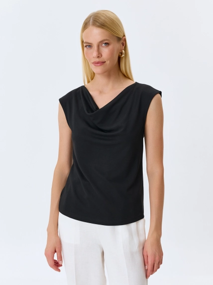 Топ с драпировкой