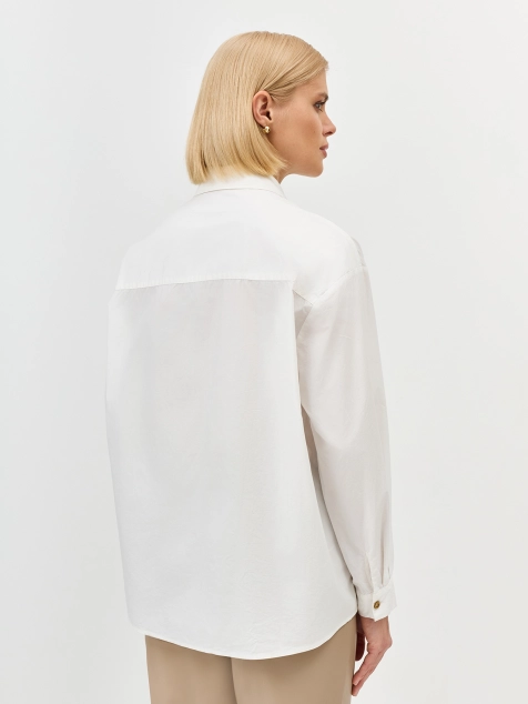 Oversize рубашка из 100% хлопка