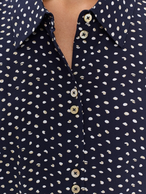 Блузка в горошек из 100% модала