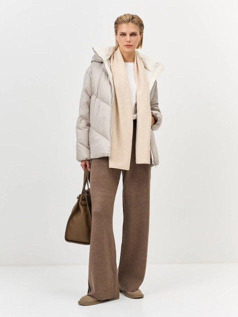 Вязаный шарф из 100% шерсти