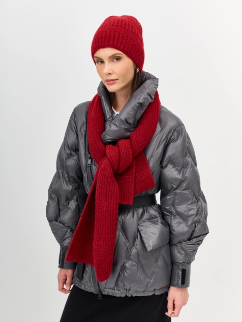 Теплая шапка с шерстью