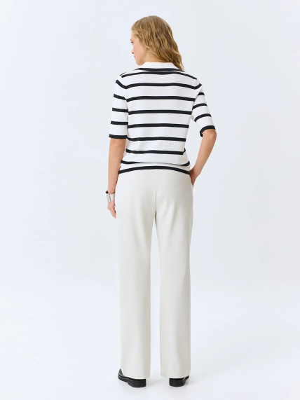 Брюки Boot cut с застроченными стрелками