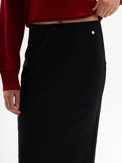 Трикотажная юбка-карандаш