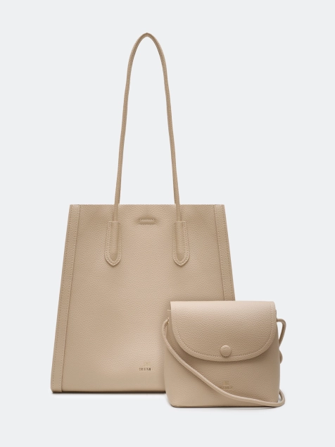 Комплект из двух сумок из натуральной кожи