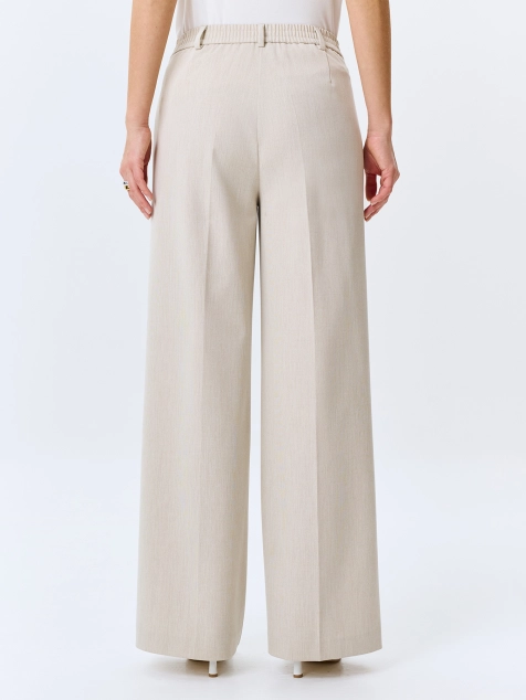 Прямые брюки из смесовой вискозы