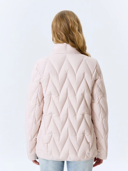 Легкая куртка с зигзагообразной стежкой