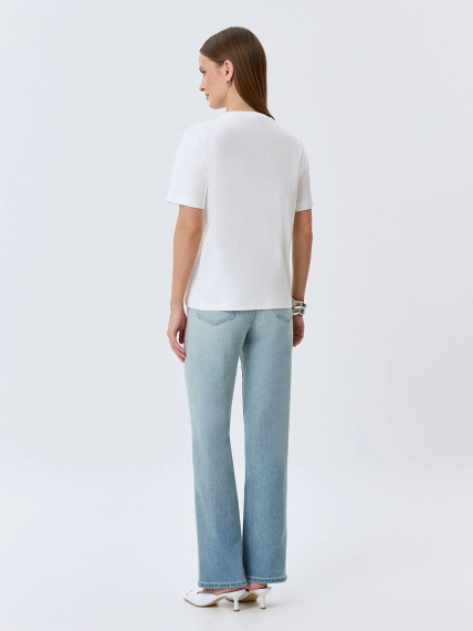 Джинсы Straight fit с градиентом