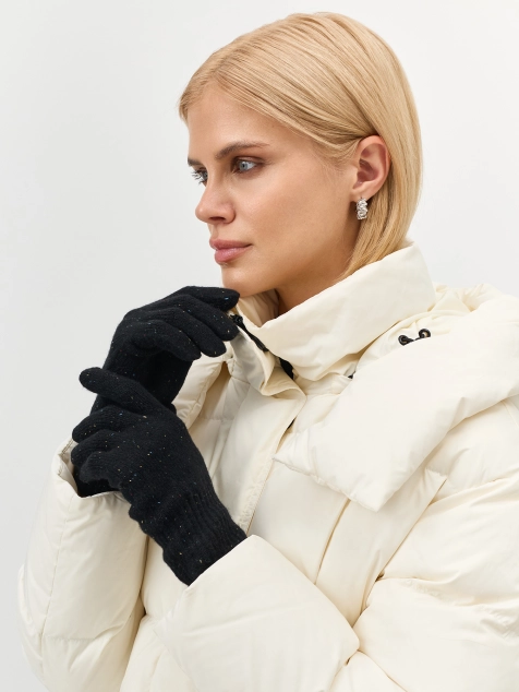 Вязаные перчатки из 100% шерсти