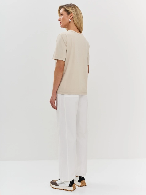 Свободные брюки из мягкого хлопка