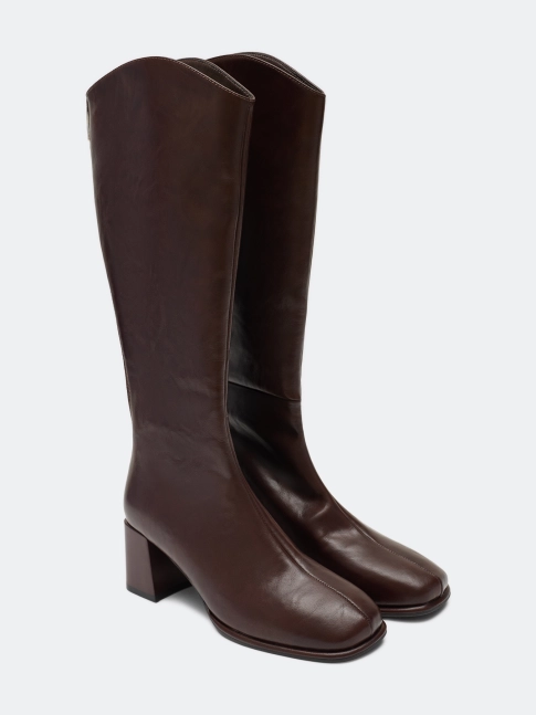 Классические сапоги из натуральной кожи