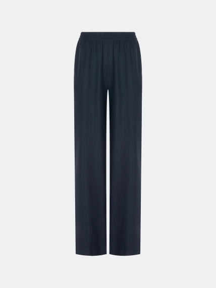 Брюки из тенселя и льна