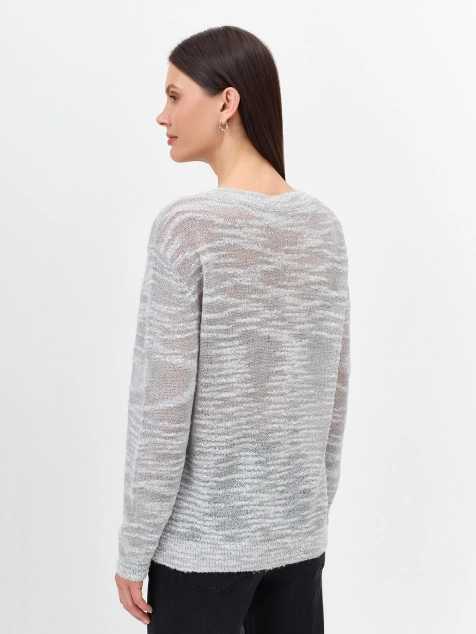 Джемпер из фактурной пряжи