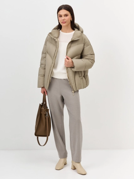 Oversize куртка на натуральном утеплителе