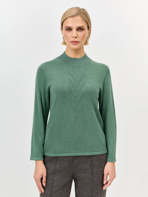 Джемпер с мерцающими пайетками