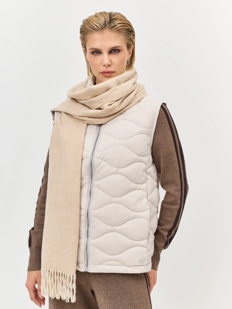 Теплый палантин с ангорой