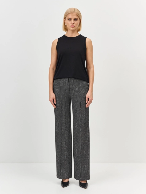 Трикотажные брюки со стрелками