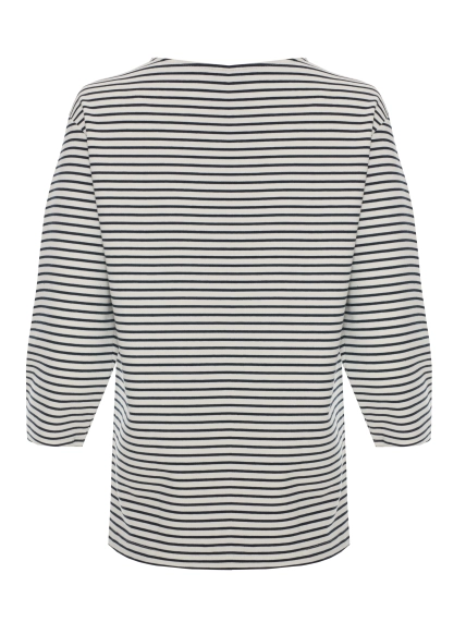 Трикотажный Oversize в полоску