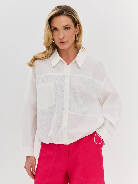 Жакет-рубашка из хлопка