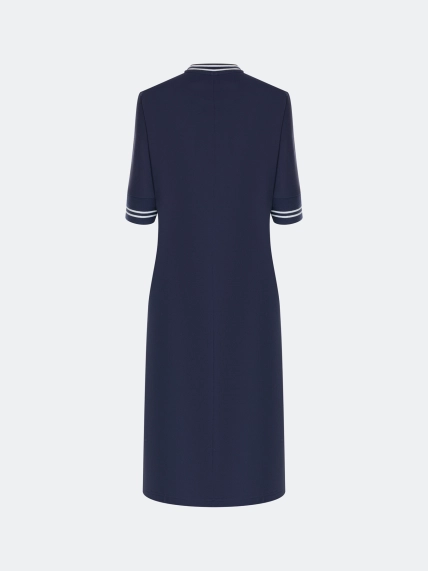 Свободное трикотажное платье из смесовой вискозы