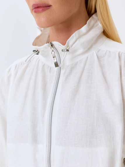 Укороченный жакет из 100% льна