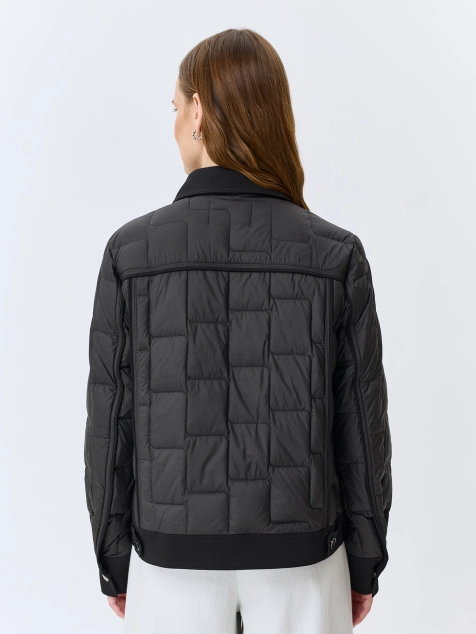 Стеганая куртка на натуральном утеплителе