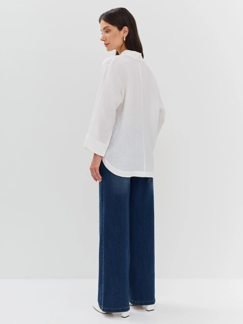 Базовая рубашка из 100% льна