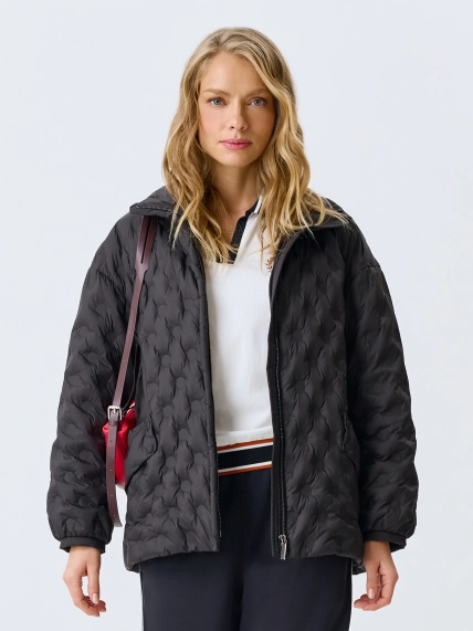 Куртка Oversize с фантазийной стежкой
