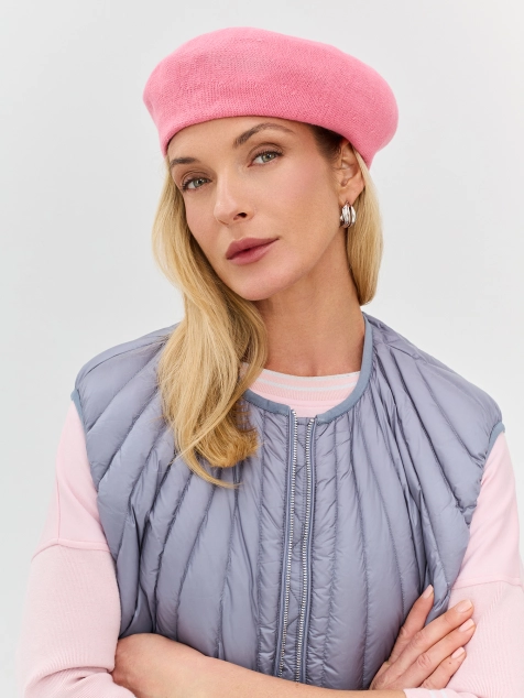 Яркий весенний берет из хлопка